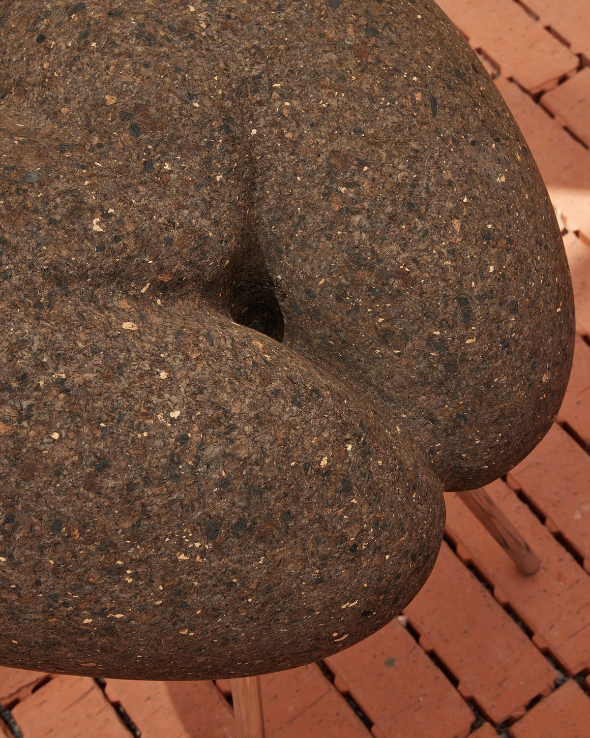 Cork Coco de Mer Stool