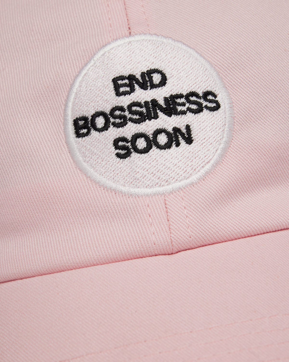 End Bossiness Soon Badge Cap