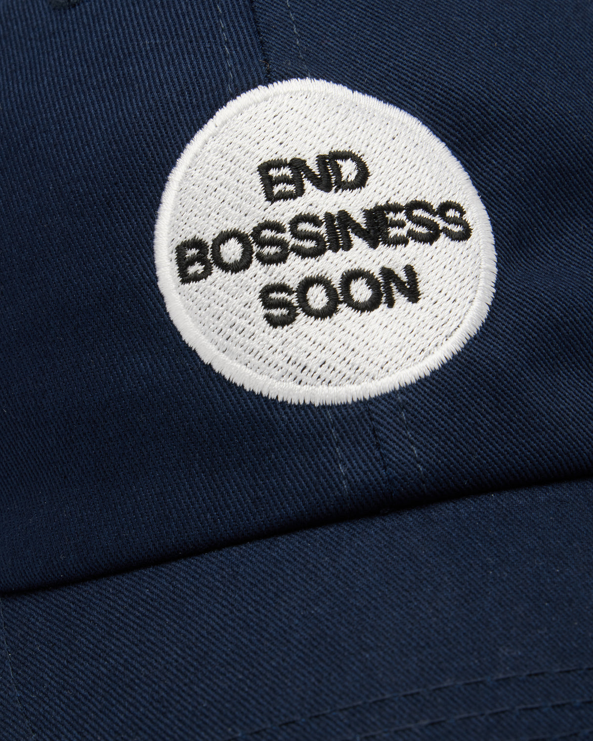 End Bossiness Soon Badge Cap