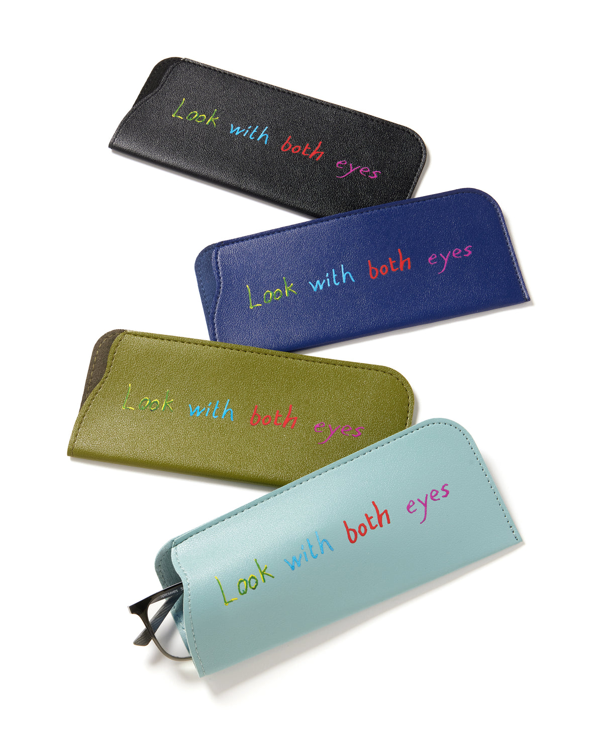Look With Both Eyes Glasses Case