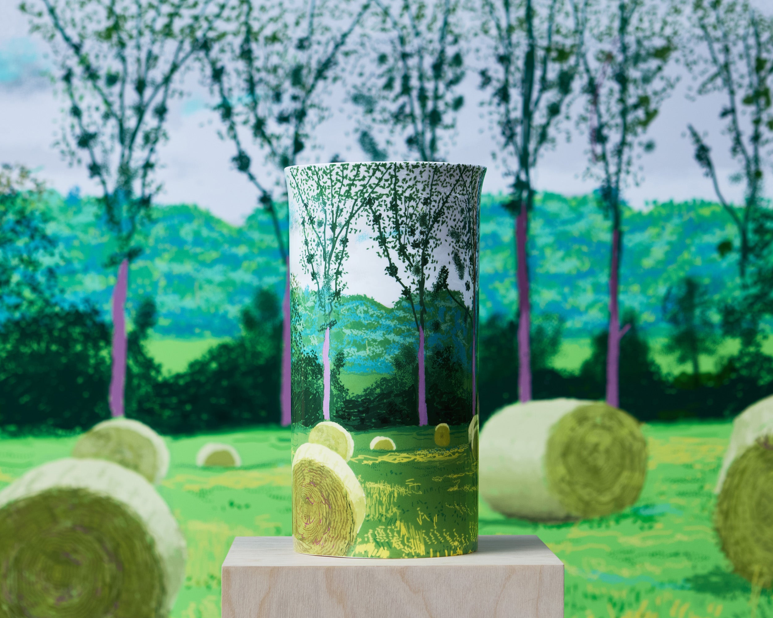 A Year in Normandie Bone China Vase