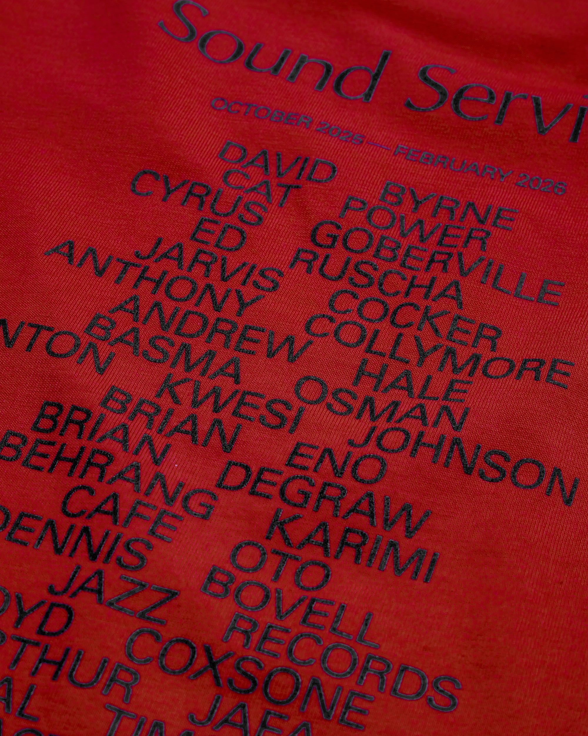 House of Music Red T-Shirt