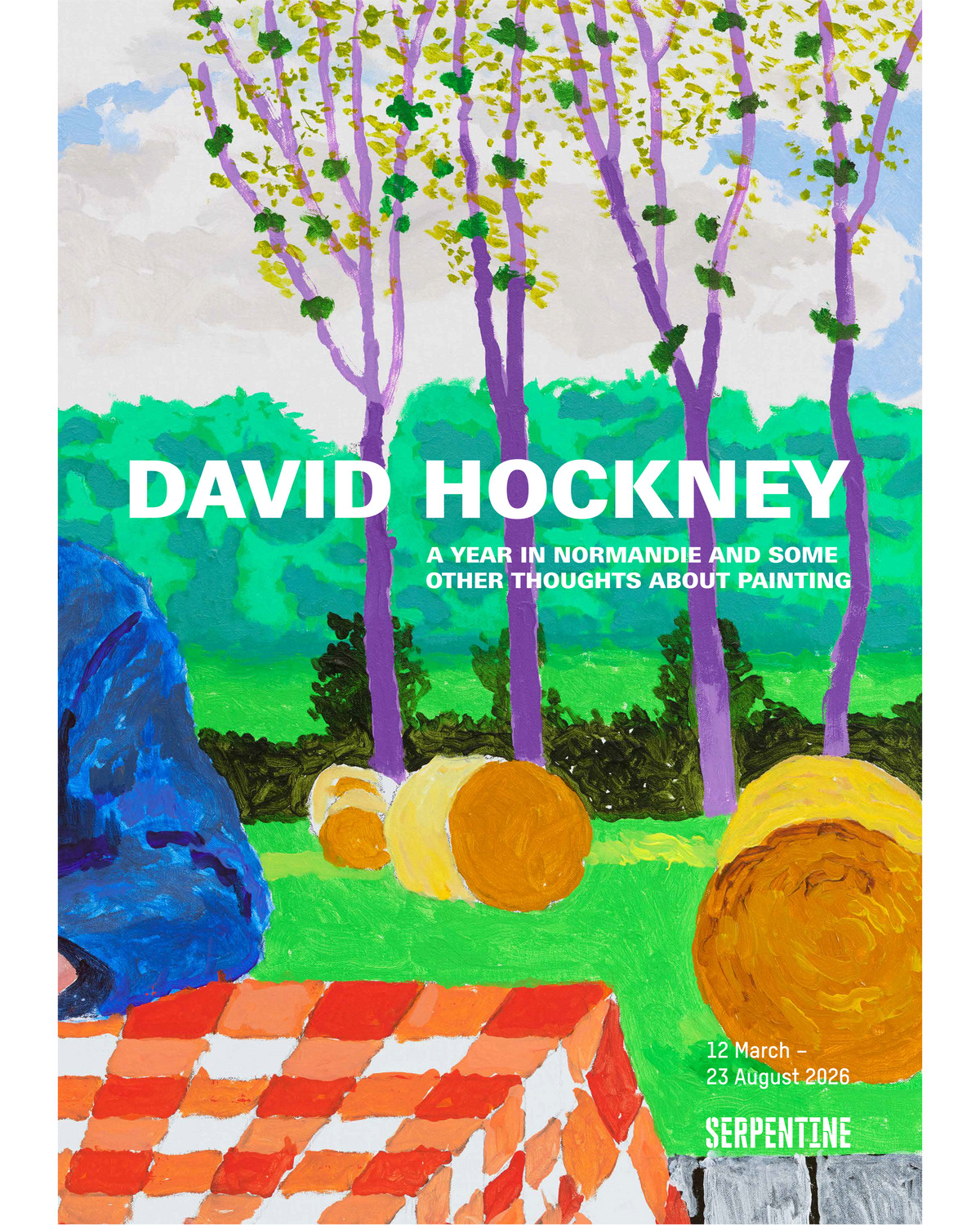 David Hockney: A Year in Normandie Exhibition Poster | Serpentine