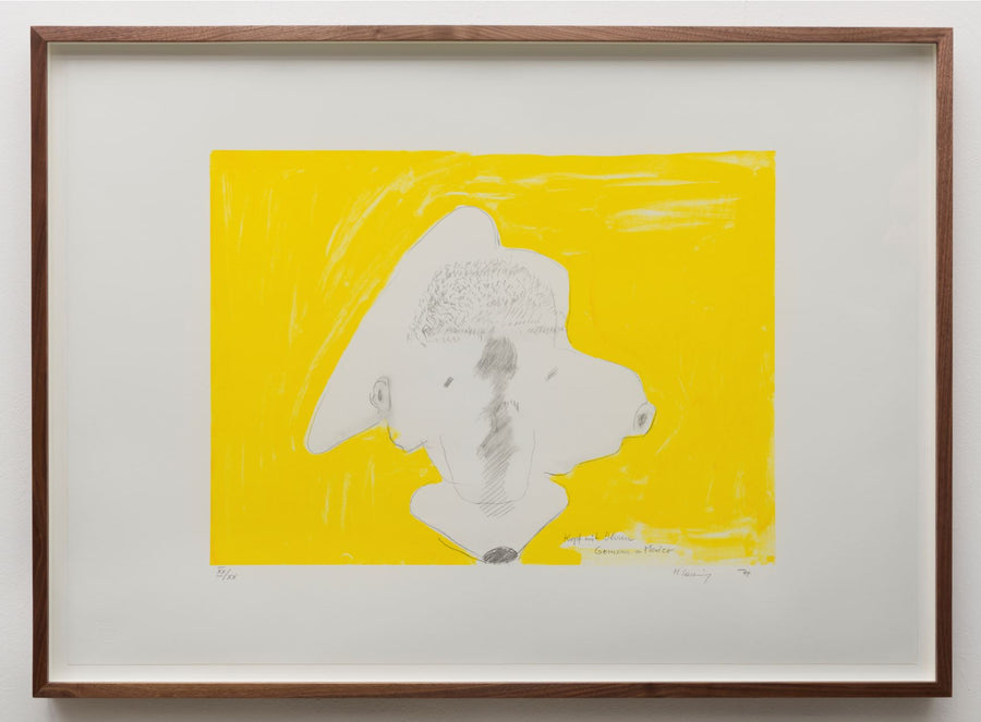 Maria Lassnig: Kopf mit Ohren / Gomera = Mexico, 1999