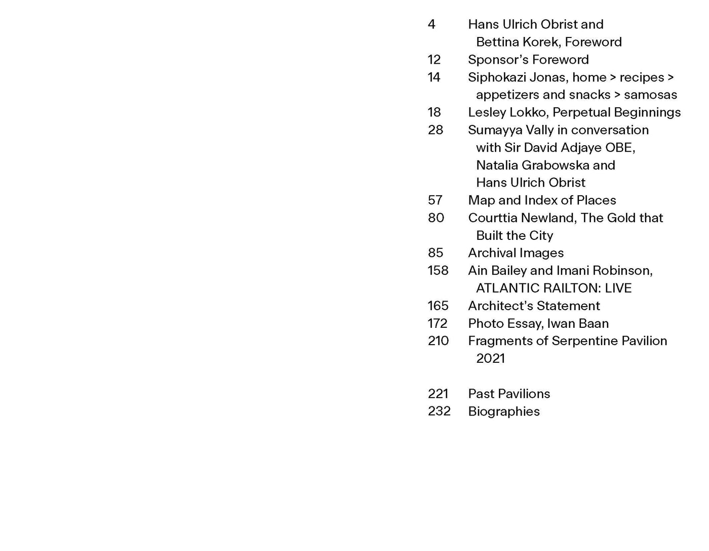 Serpentine Pavilion 2021: Sumayya Vally, Counterspace catalogue