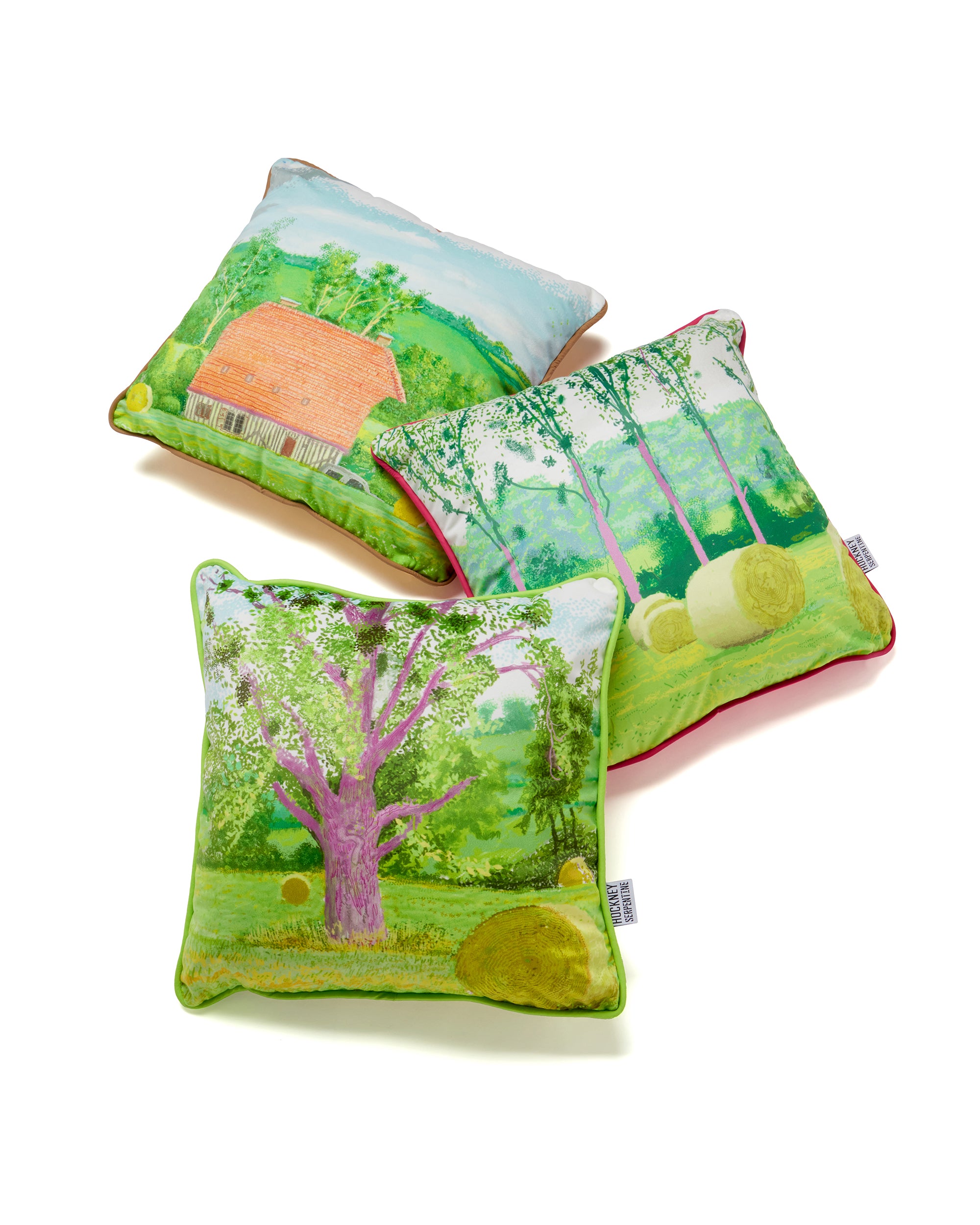 Set of 3 A Year in Normandie Cushions