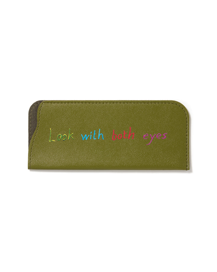 Look With Both Eyes Glasses Case