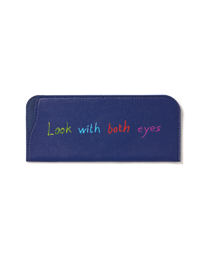 Look With Both Eyes Glasses Case