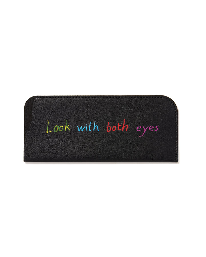 Look With Both Eyes Glasses Case