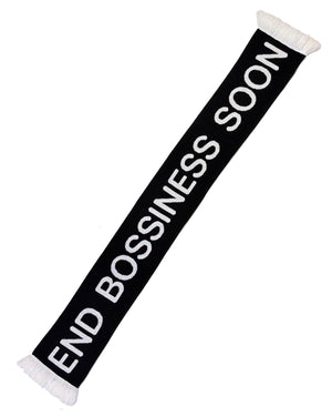 End Bossiness Soon Football Scarf