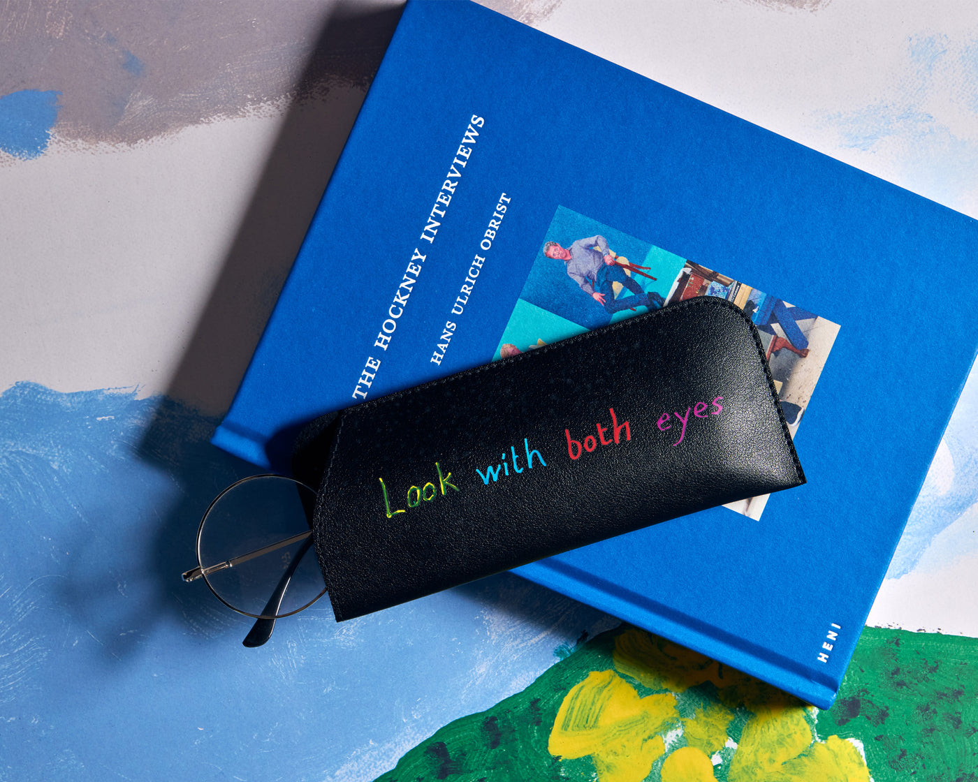 Look With Both Eyes Glasses Case