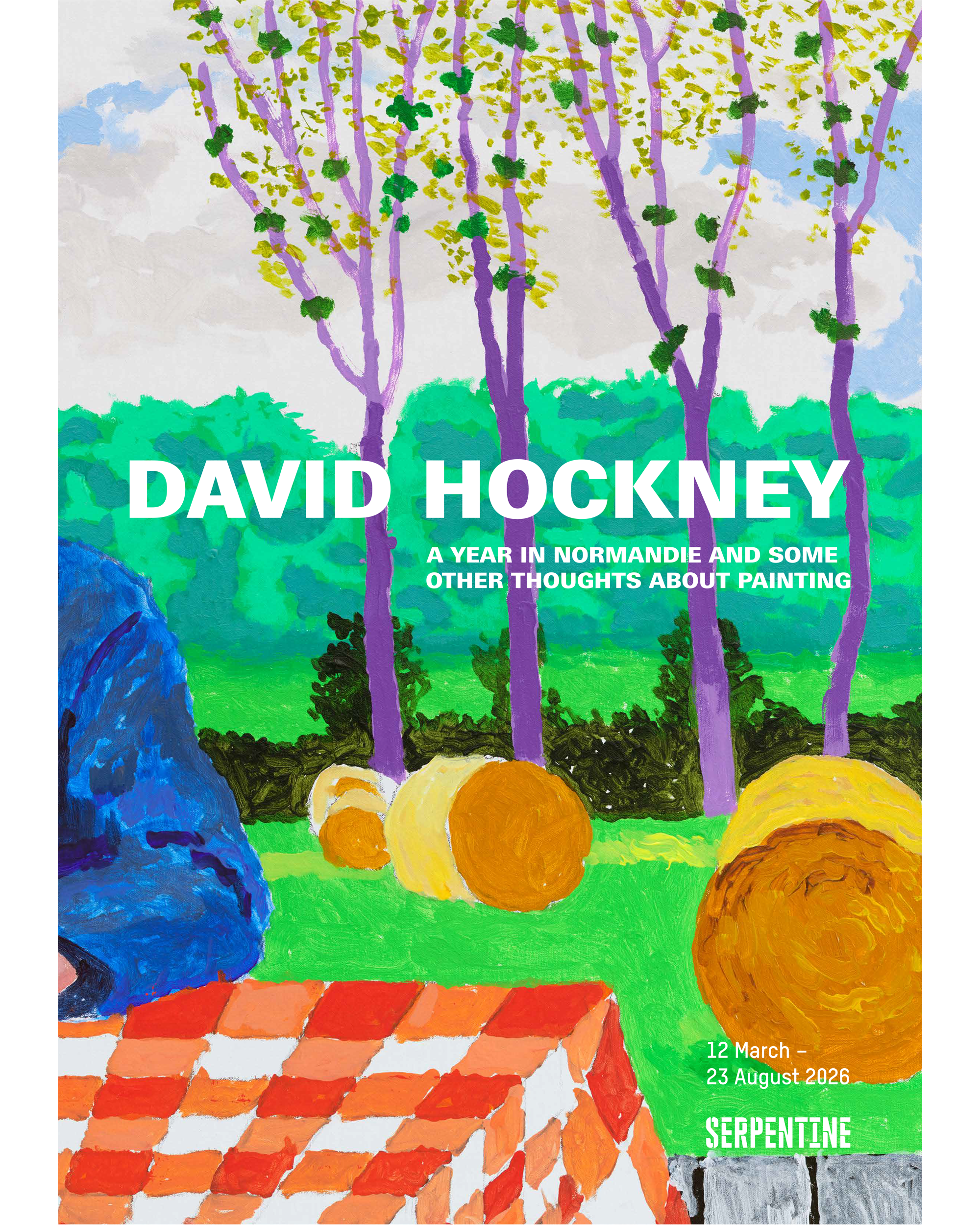 David Hockney, A Year in Normandie Poster – Serpentine Galleries David Hockney, A Year in Normandie Poster – Serpentine Galleries