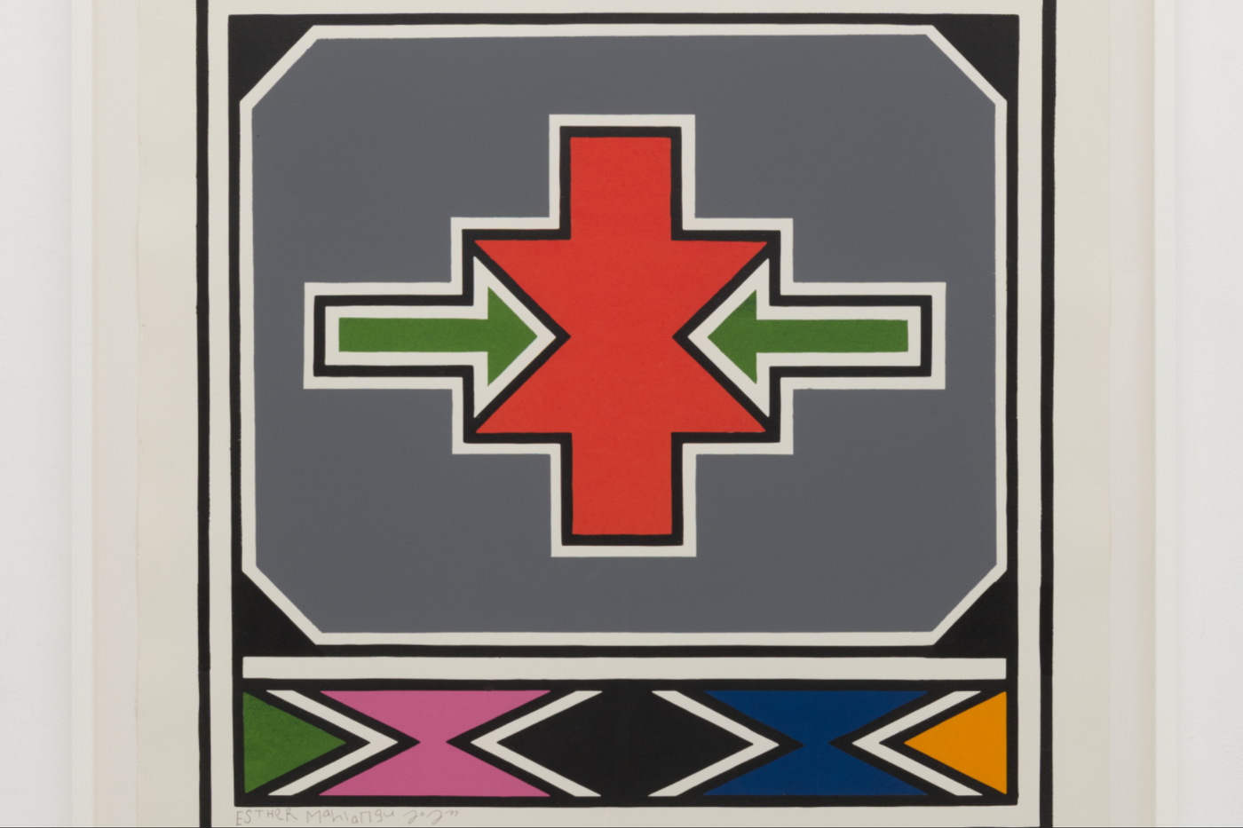 Esther Mahlangu: Untitled (2)