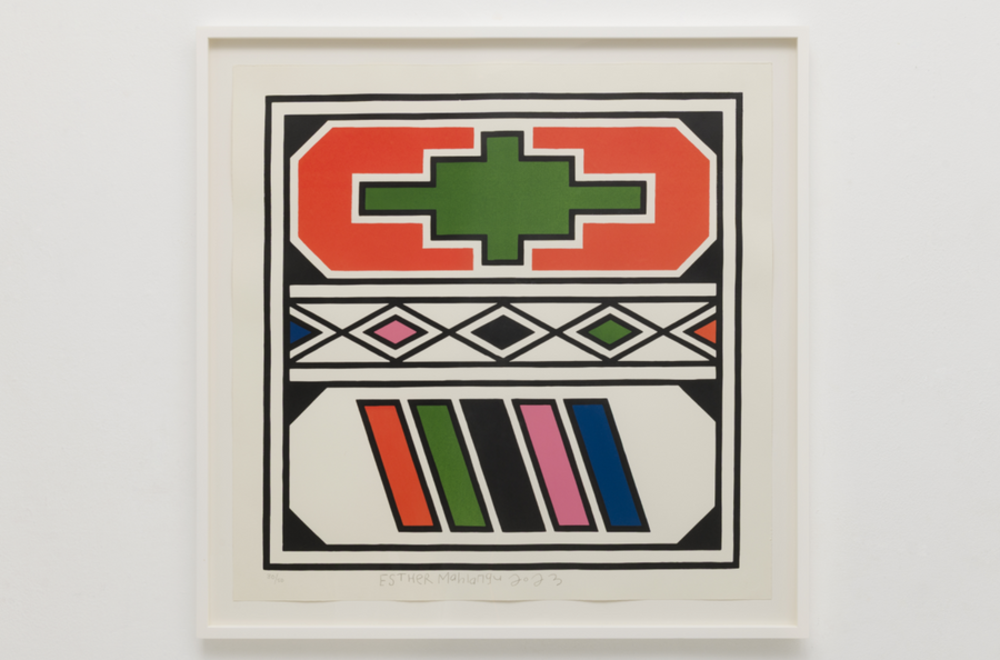 Esther Mahlangu: Untitled (3)