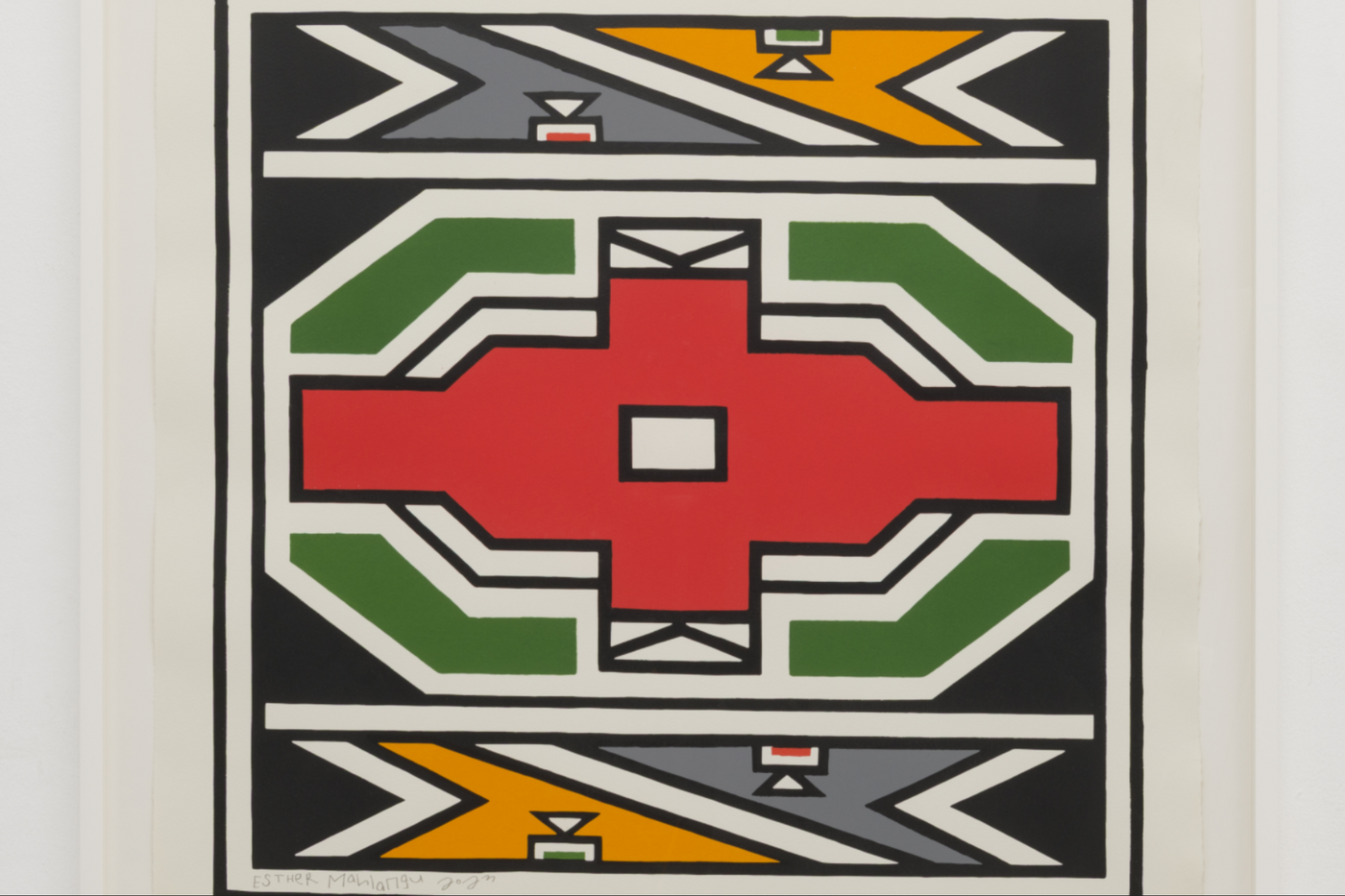 Esther Mahlangu: Untitled (1)