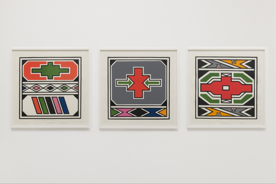 Esther Mahlangu: Untitled (2)