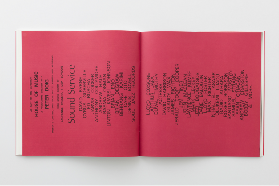 Peter Doig: House of Music Catalogue