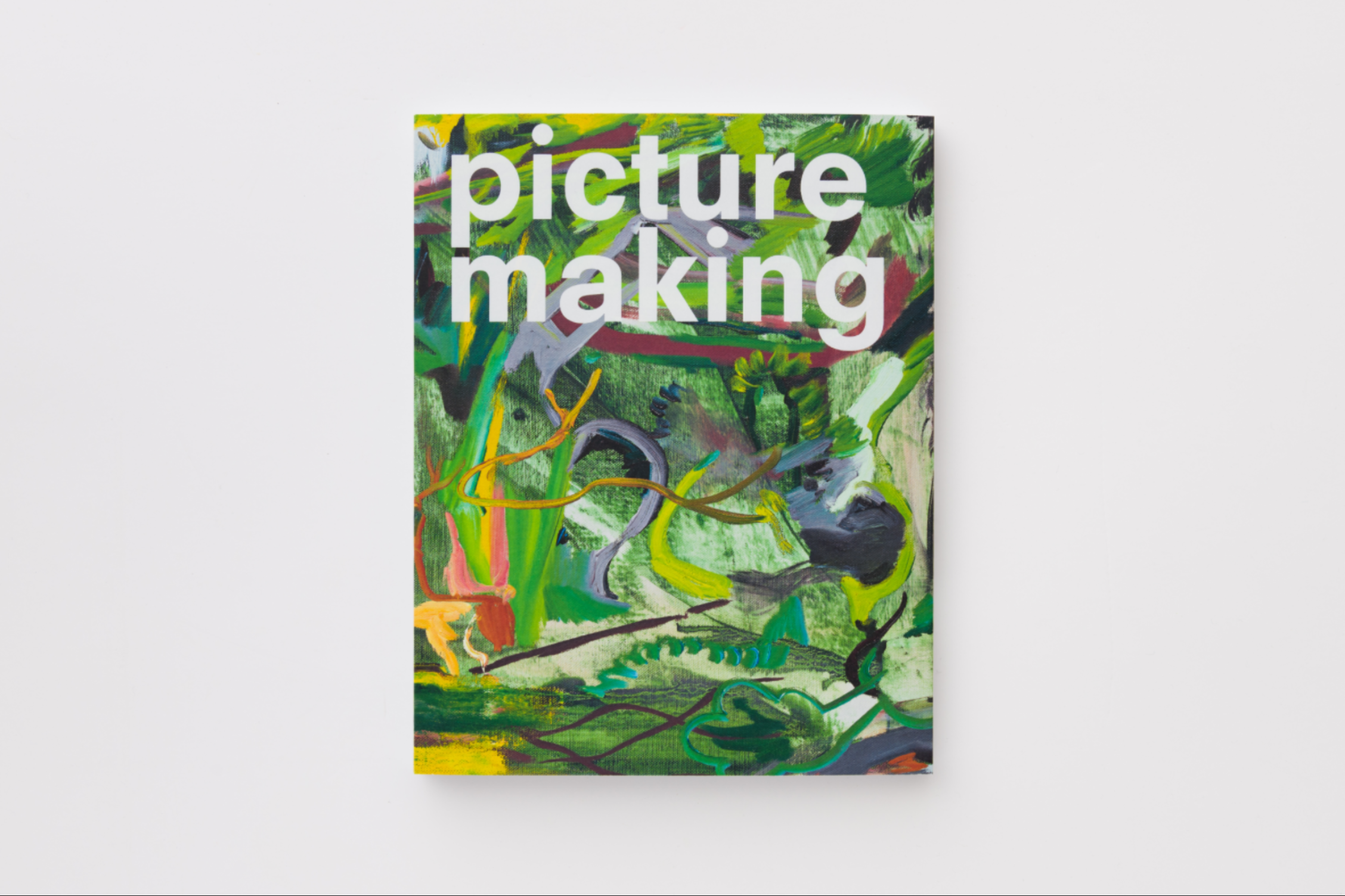 Cecily Brown, Picture Making, Book cover titled 'picture making' with abstract art design on a white background