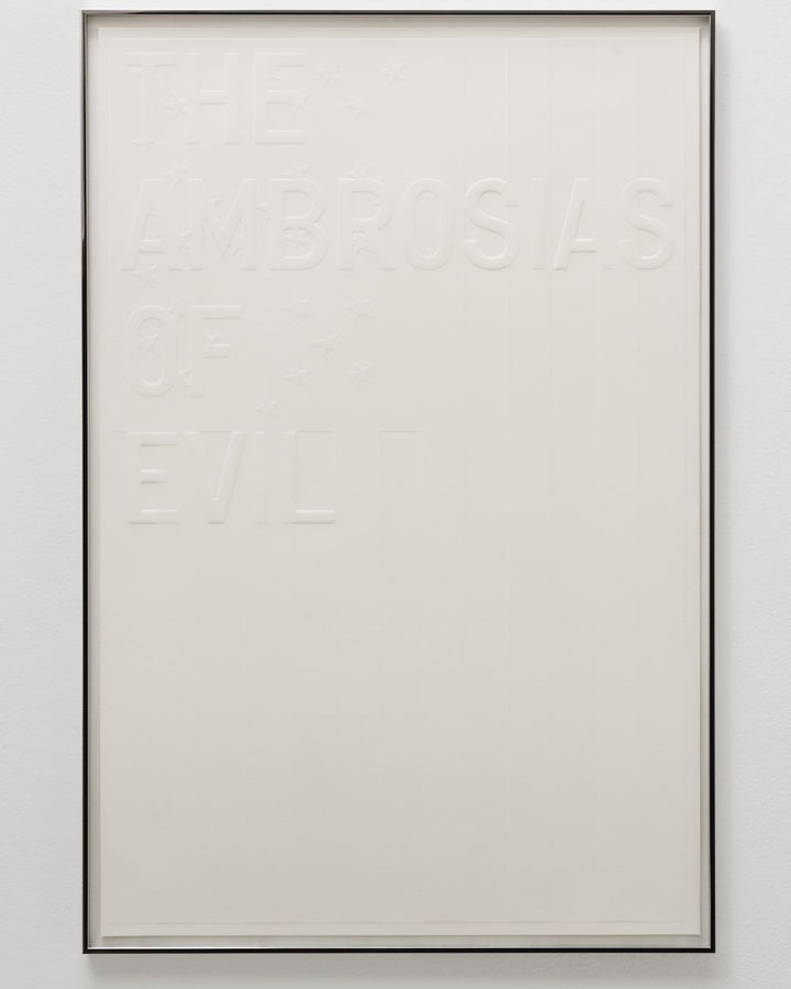 Rirkrit Tiravanija: untitled 2023 (the ambrosias of evil)