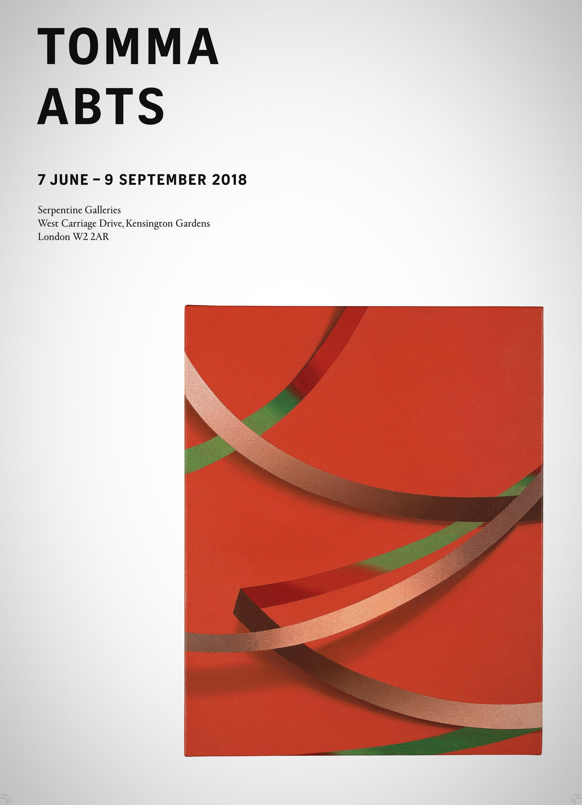 Tomma Abts Exhibition Poster