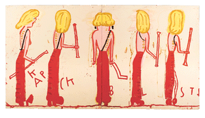 Rose Wylie Festive Cards: pack of 10