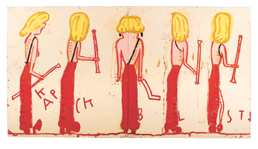 Rose Wylie Festive Cards: pack of 10