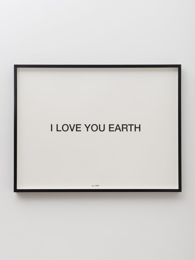 Yoko Ono: I LOVE YOU EARTH