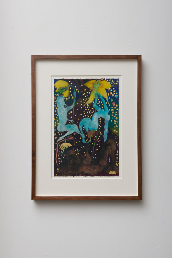 Chris Ofili: Afternoon with La Soufrière (prelude 4)