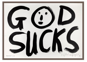 Gilbert & George: GOD SUCKS