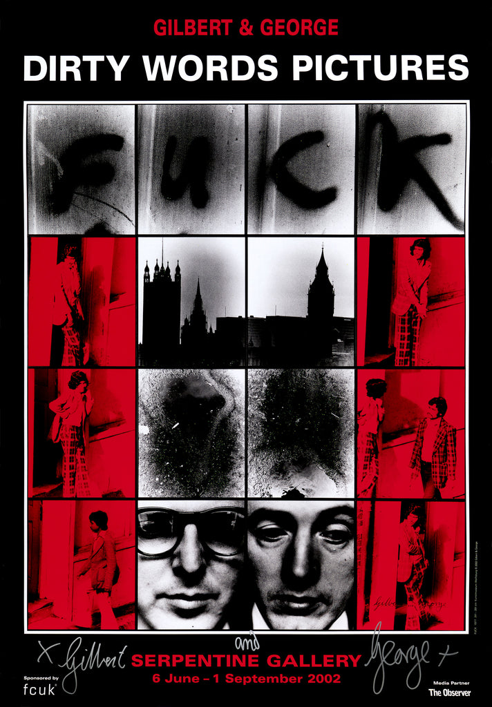 Framed and Signed exhibition poster