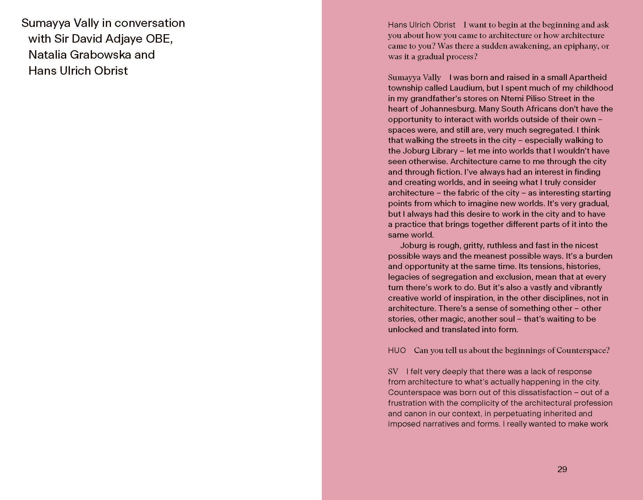 Serpentine Pavilion 2021: Counterspace catalogue