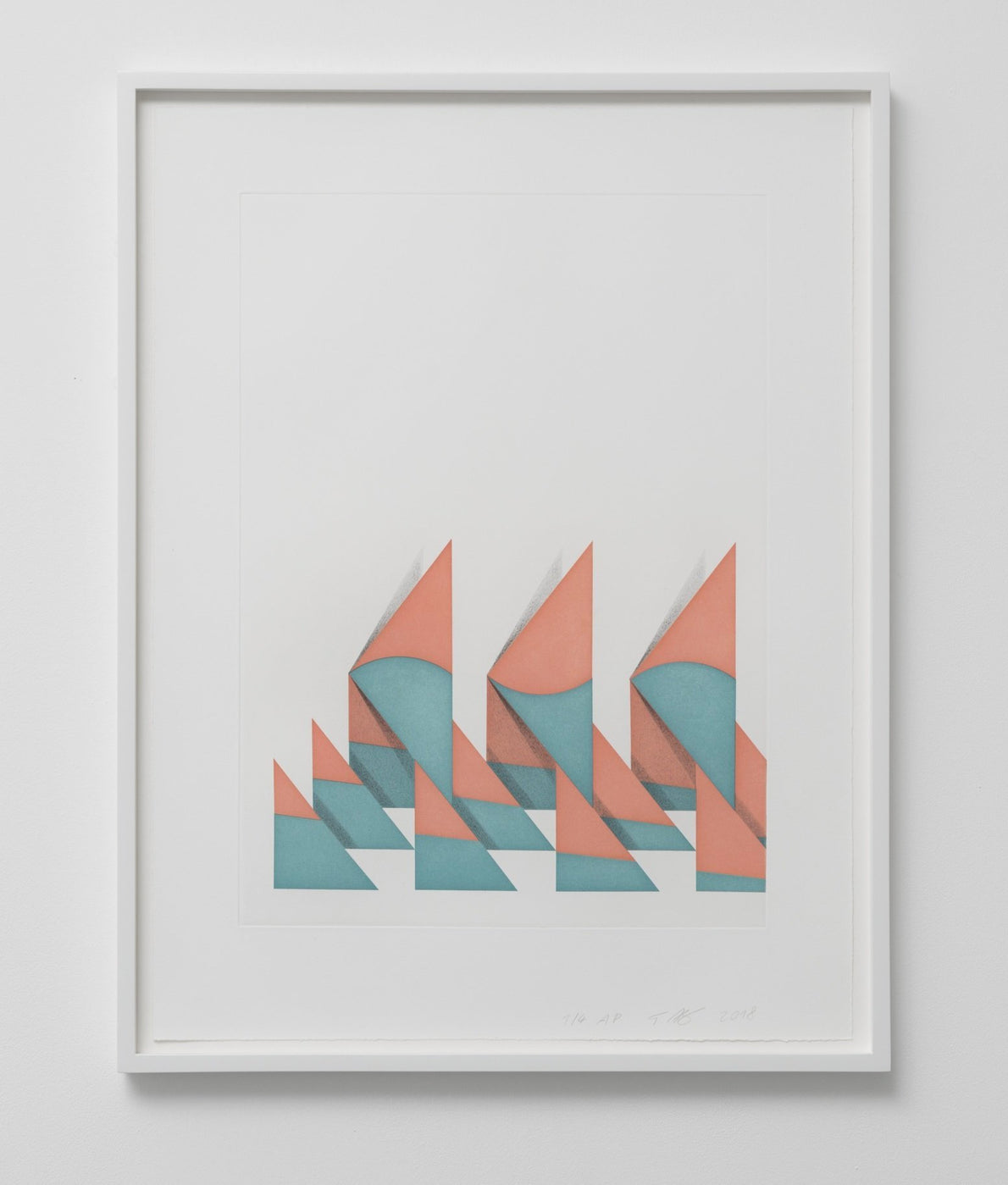 Tomma Abts: Untitled (Triangles), 2018