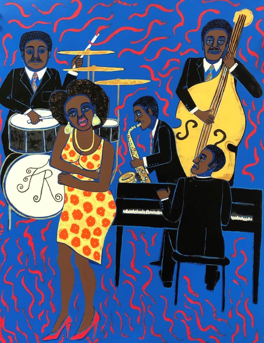 Faith Ringgold: Jazz Stories: Mama Can Sing Papa Can Blow #7: Love Me